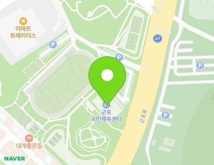 339 Gunpo-ro, Gunpo-si, Gyeonggi-do, Republic of Korea Map