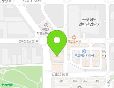 34 Beonyeong-ro, Gunpo-si, Gyeonggi-do, Republic of Korea Map