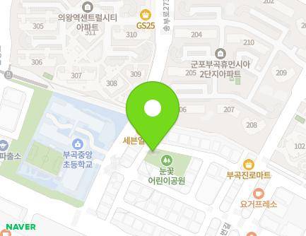 3-12 Songbu-ro 273beonan-gil, Gunpo-si, Gyeonggi-do, Republic of Korea Map