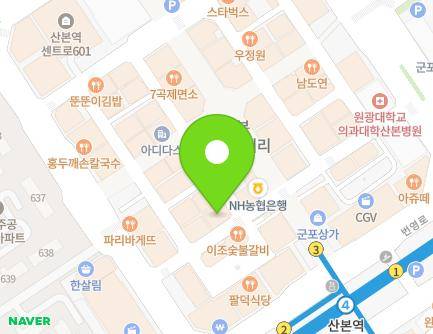 22 Sanbon-ro 323beon-gil, Gunpo-si, Gyeonggi-do, Republic of Korea Map