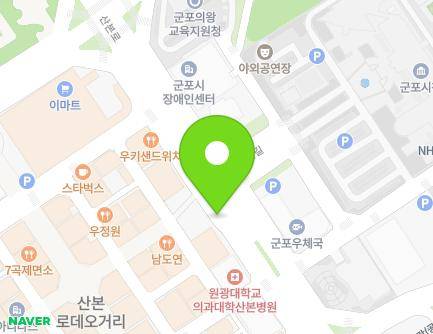331-2 Sanbon-ro, Gunpo-si, Gyeonggi-do, Republic of Korea Map