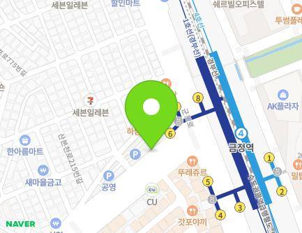 227-2 Sanboncheon-ro, Gunpo-si, Gyeonggi-do, Republic of Korea Map