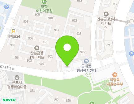 18 Gosan-ro 517beon-gil, Gunpo-si, Gyeonggi-do, Republic of Korea Map