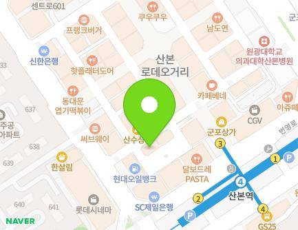 23 Sanbon-ro 323beon-gil, Gunpo-si, Gyeonggi-do, Republic of Korea Map