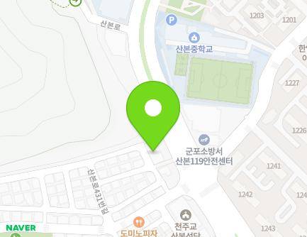 49 Surisan-ro 203beon-gil, Gunpo-si, Gyeonggi-do, Republic of Korea Map