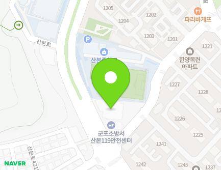 7 Sanbon-ro 432beon-gil, Gunpo-si, Gyeonggi-do, Republic of Korea Map