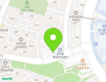 12 Gosan-ro 517beon-gil, Gunpo-si, Gyeonggi-do, Republic of Korea Map