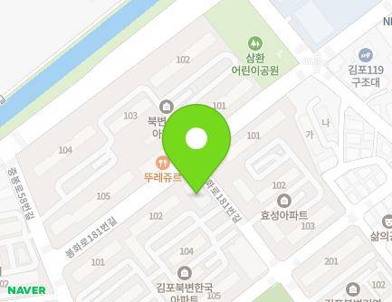 35 Bonghwa-ro 181beon-gil, Gimpo-si, Gyeonggi-do, Republic of Korea Map
