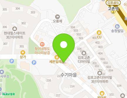 62 Inhyang-ro 24beon-gil, Gochon-eup, Gimpo-si, Gyeonggi-do, Republic of Korea Map