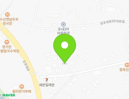 7-6 Gimpodaehak-ro, Wolgot-myeon, Gimpo-si, Gyeonggi-do, Republic of Korea Map