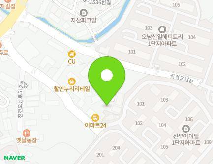 516-36 Jingeononam-ro, Onam-eup, Namyangju-si, Gyeonggi-do, Republic of Korea Map