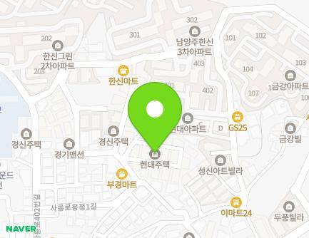 13-14 Sareungnoyongjeong 2-gil, Jingeon-eup, Namyangju-si, Gyeonggi-do, Republic of Korea Map