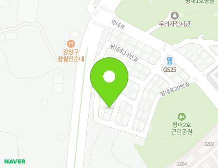 12-19 Pyeongnae-ro 14beon-gil, Namyangju-si, Gyeonggi-do, Republic of Korea Map