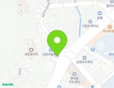 1281 Gyeongchun-ro, Namyangju-si, Gyeonggi-do, Republic of Korea Map