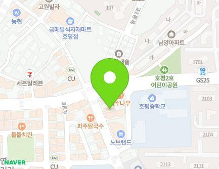 3 Hopyeong-ro 68beon-gil, Namyangju-si, Gyeonggi-do, Republic of Korea Map