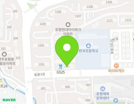 11 Neureul 3-ro, Namyangju-si, Gyeonggi-do, Republic of Korea Map