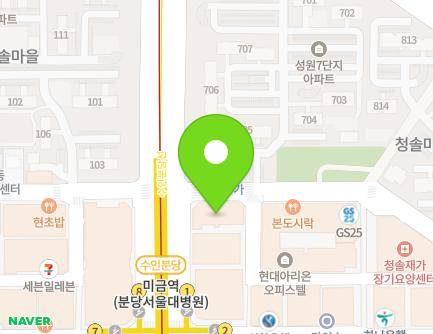 170 Seongnam-daero, Bundang-gu, Seongnam-si, Gyeonggi-do, Republic of Korea Map