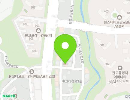 6 Pangyodaejang-ro 4-gil, Bundang-gu, Seongnam-si, Gyeonggi-do, Republic of Korea Map