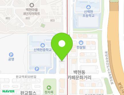22 Pangyoyeok-ro 18beon-gil, Bundang-gu, Seongnam-si, Gyeonggi-do, Republic of Korea Map