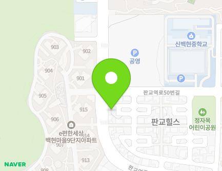 46 Pangyoyeok-ro, Bundang-gu, Seongnam-si, Gyeonggi-do, Republic of Korea Map