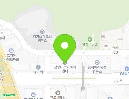 295 Pangyo-ro, Bundang-gu, Seongnam-si, Gyeonggi-do, Republic of Korea Map