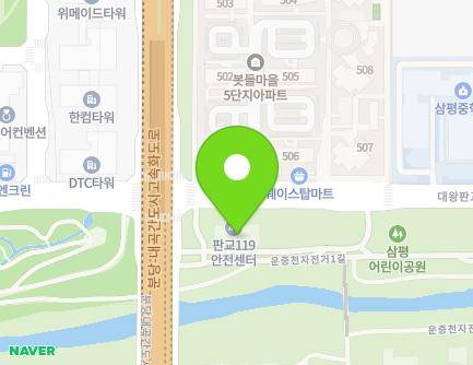 62 Daewangpangyo-ro 644beon-gil, Bundang-gu, Seongnam-si, Gyeonggi-do, Republic of Korea