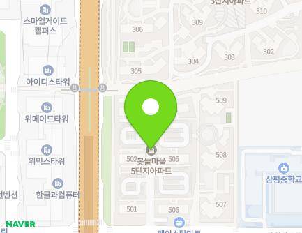 65 Daewangpangyo-ro 644beon-gil, Bundang-gu, Seongnam-si, Gyeonggi-do, Republic of Korea Map