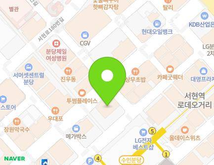 340 Hwangsaeul-ro, Bundang-gu, Seongnam-si, Gyeonggi-do, Republic of Korea Map