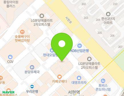 358 Hwangsaeul-ro, Bundang-gu, Seongnam-si, Gyeonggi-do, Republic of Korea Map