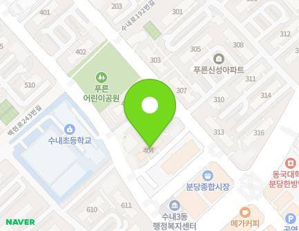 25 Sunae-ro 192beon-gil, Bundang-gu, Seongnam-si, Gyeonggi-do, Republic of Korea Map