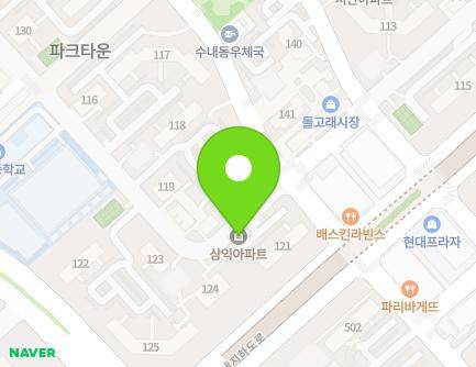 42 Naejeong-ro 166beon-gil, Bundang-gu, Seongnam-si, Gyeonggi-do, Republic of Korea Map
