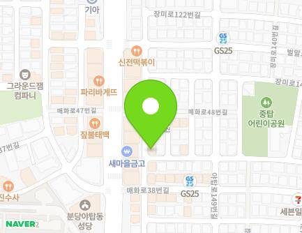 18-3 Yatap-ro 139beon-gil, Bundang-gu, Seongnam-si, Gyeonggi-do, Republic of Korea Map