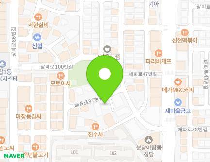 13-5 Maehwa-ro 37beon-gil, Bundang-gu, Seongnam-si, Gyeonggi-do, Republic of Korea Map