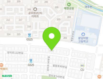 140 Jangmi-ro, Bundang-gu, Seongnam-si, Gyeonggi-do, Republic of Korea Map