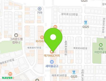 46 Maehwa-ro, Bundang-gu, Seongnam-si, Gyeonggi-do, Republic of Korea Map