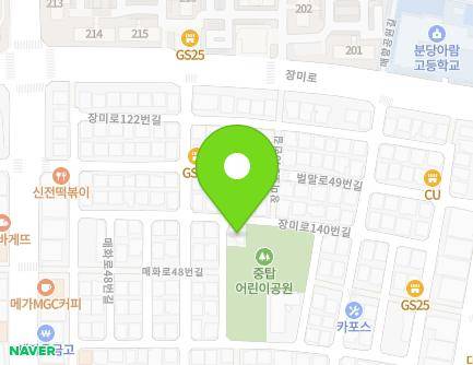 17-4 Maehwa-ro 48beon-gil, Bundang-gu, Seongnam-si, Gyeonggi-do, Republic of Korea Map