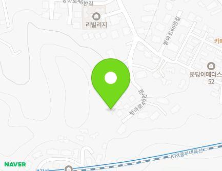 32 Banga-ro 46beon-gil, Bundang-gu, Seongnam-si, Gyeonggi-do, Republic of Korea Map
