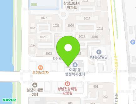 14 Seongnam-daero 779beon-gil, Bundang-gu, Seongnam-si, Gyeonggi-do, Republic of Korea Map
