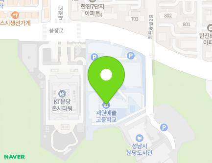 100 Buljeong-ro, Bundang-gu, Seongnam-si, Gyeonggi-do, Republic of Korea