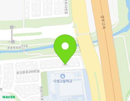 16-9 Pangyowon-ro 311beon-gil, Bundang-gu, Seongnam-si, Gyeonggi-do, Republic of Korea Map