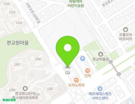 164 Seopangyo-ro, Bundang-gu, Seongnam-si, Gyeonggi-do, Republic of Korea Map