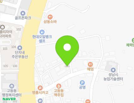7-12 Daewangpangyo-ro 982beon-gil, Sujeong-gu, Seongnam-si, Gyeonggi-do, Republic of Korea Map
