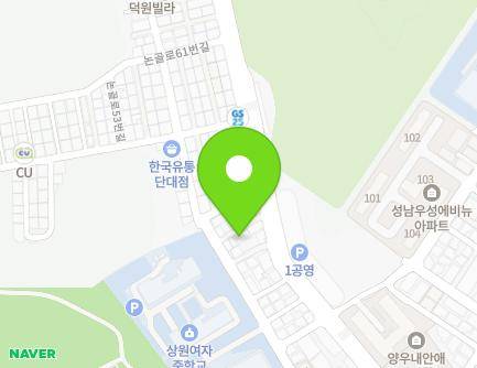 45-3 Nongol-ro, Sujeong-gu, Seongnam-si, Gyeonggi-do, Republic of Korea Map