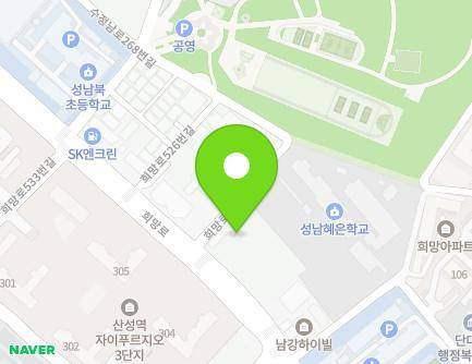 516 Huimang-ro, Sujeong-gu, Seongnam-si, Gyeonggi-do, Republic of Korea Map