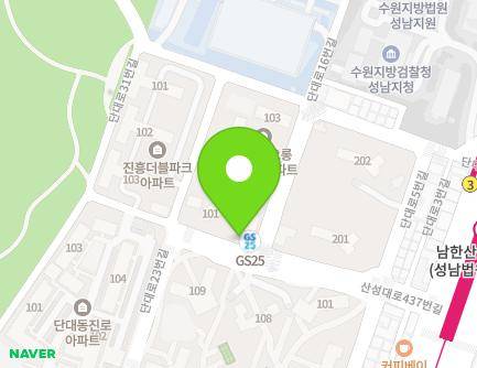 18-1 Sanseong-daero 437beon-gil, Sujeong-gu, Seongnam-si, Gyeonggi-do, Republic of Korea Map