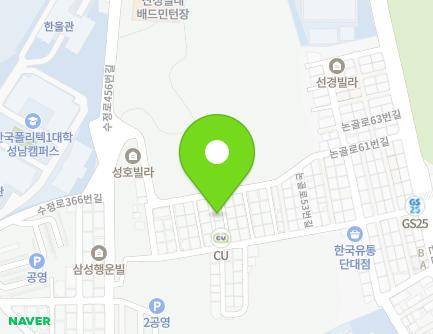 20-5 Nongol-ro 53beon-gil, Sujeong-gu, Seongnam-si, Gyeonggi-do, Republic of Korea Map