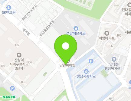 1 Huimang-ro 506beon-gil, Sujeong-gu, Seongnam-si, Gyeonggi-do, Republic of Korea Map