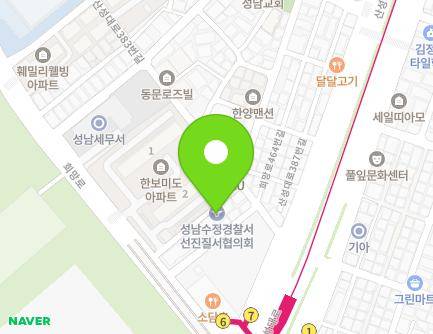 8-1 Huimang-ro 466beon-gil, Sujeong-gu, Seongnam-si, Gyeonggi-do, Republic of Korea Map