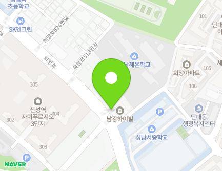 508-1 Huimang-ro, Sujeong-gu, Seongnam-si, Gyeonggi-do, Republic of Korea Map