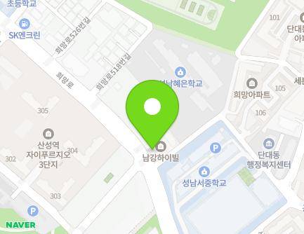 508 Huimang-ro, Sujeong-gu, Seongnam-si, Gyeonggi-do, Republic of Korea Map